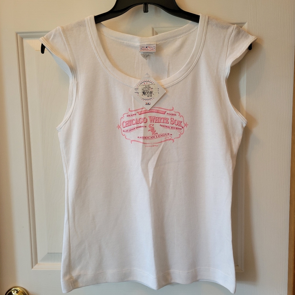 Chicago White Sox  licensed women's cap sleeve shirt